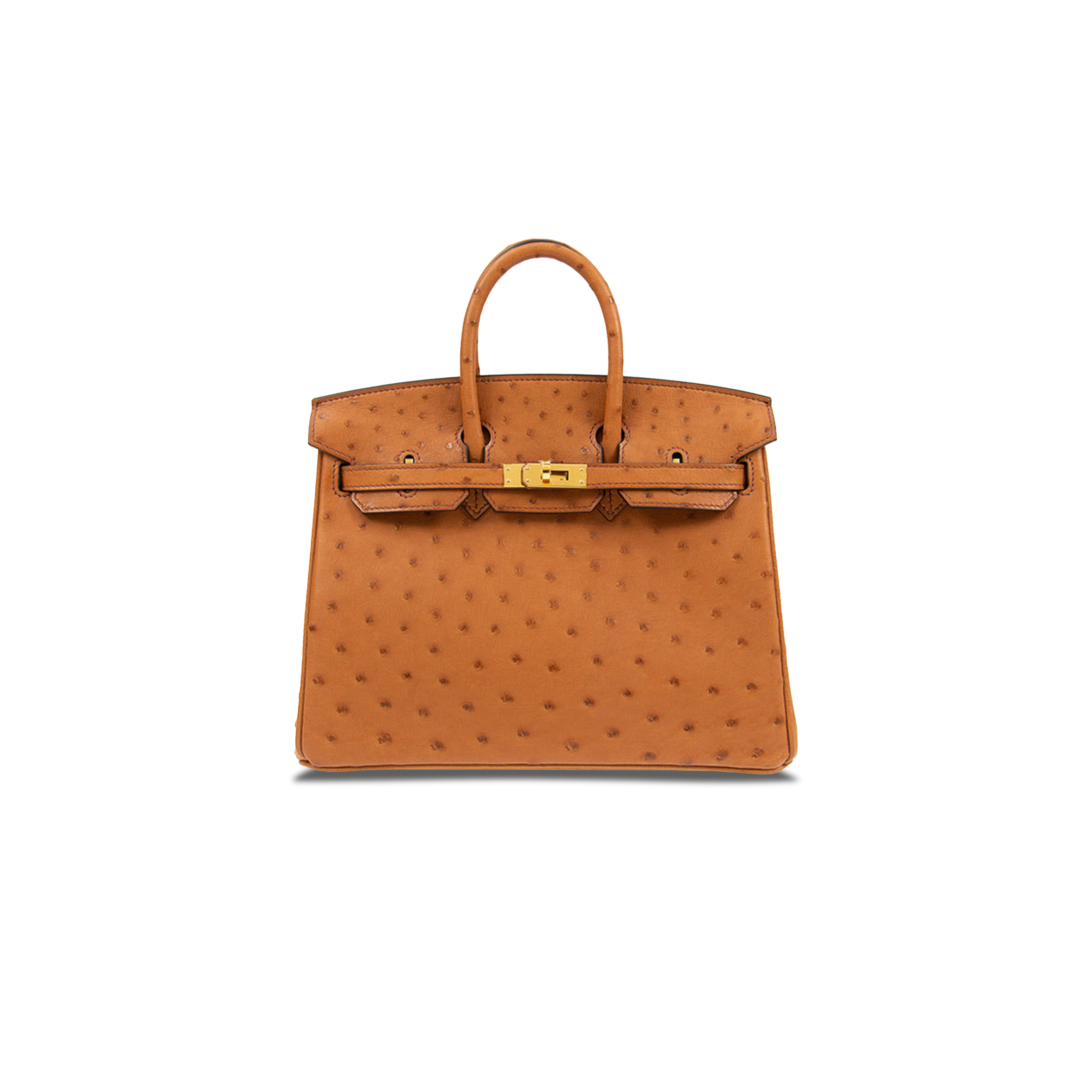 H**mes master birkin 30 ostrich leather earthy yellow gold buckle h041933ck69 (30*22*16cm)